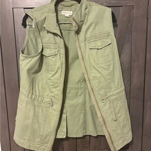 Merona Green Sleeveless Vest